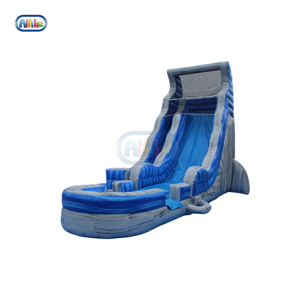 Inflatable Water Slide Pool Water Side Commercial Bounce House Water Slide Castle Inflatable Slide