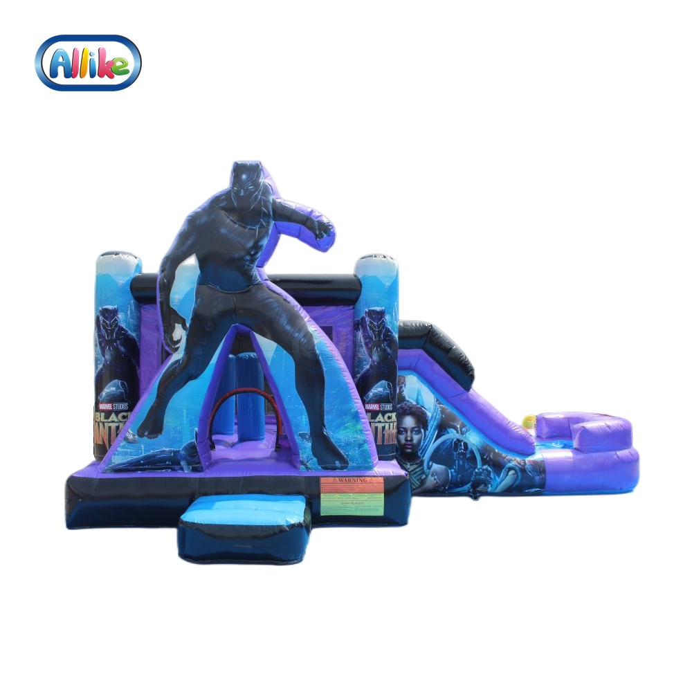 Blackpanther Blow Up Castle Tan Bouncing 1piece Inflatable Bounce House Black Panther