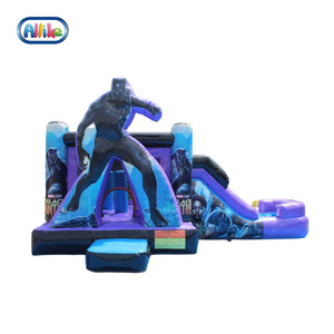 Blackpanther Blow Up Castle Tan Bouncing 1piece Inflatable Bounce House Black Panther