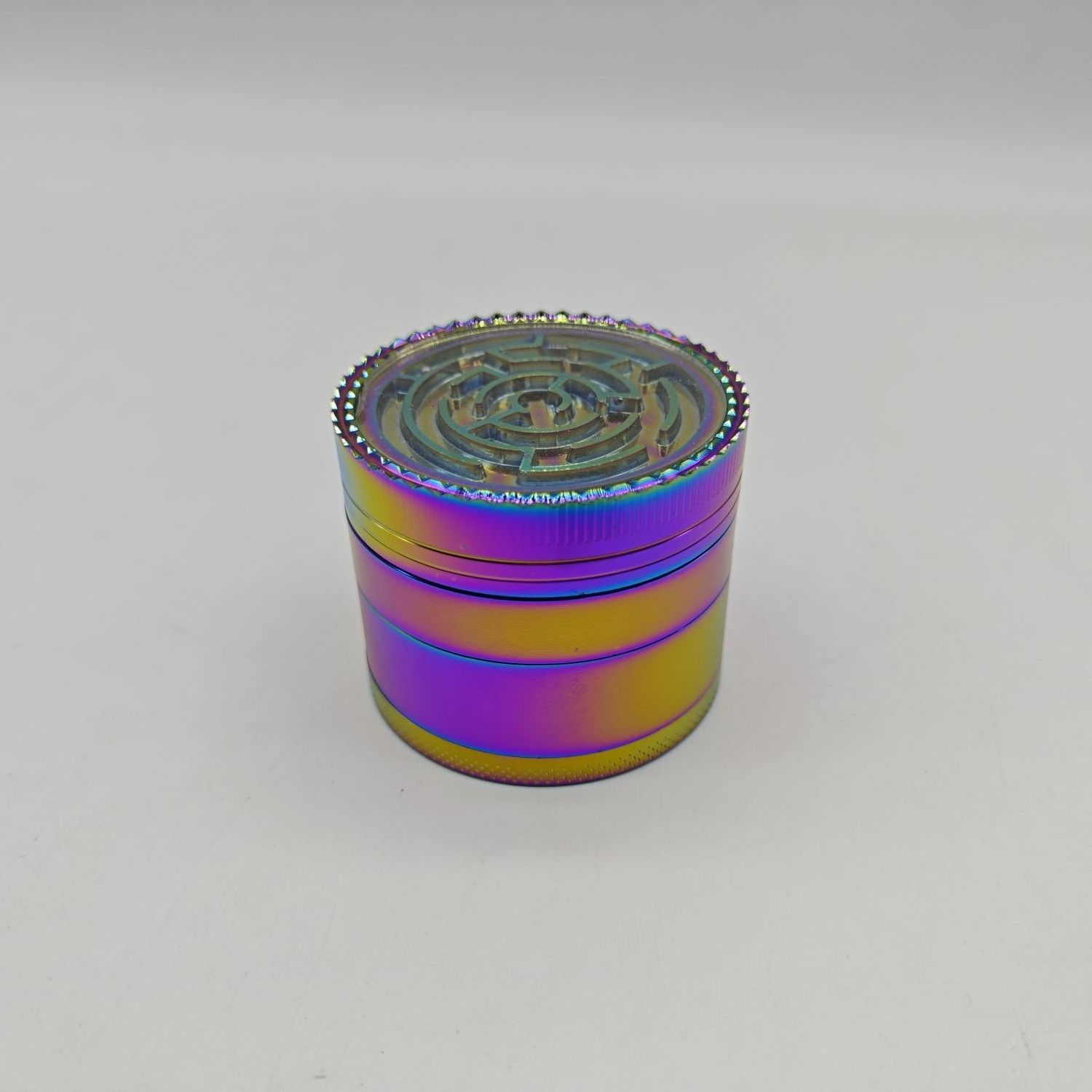 High Quality Dazzle Color 4 Pieces Zinc Alloy Grinder Smoking Moledores Tobacco Crusher Herb Grinder