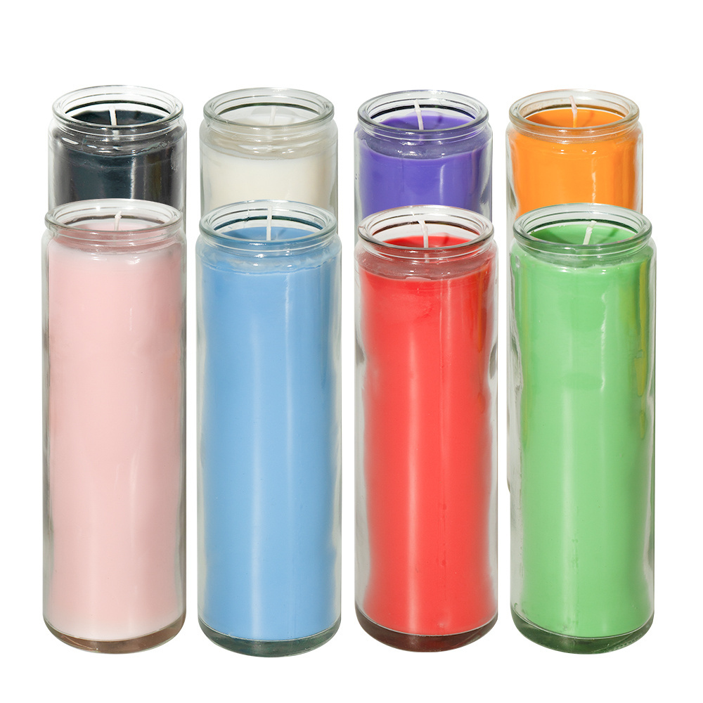 glass jar prayer religious candle/glass religious candles