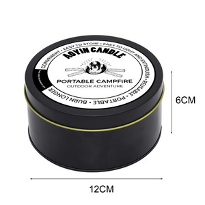 Smokeless barbecue stove portable outdoor campfire candle soy wax tin candle