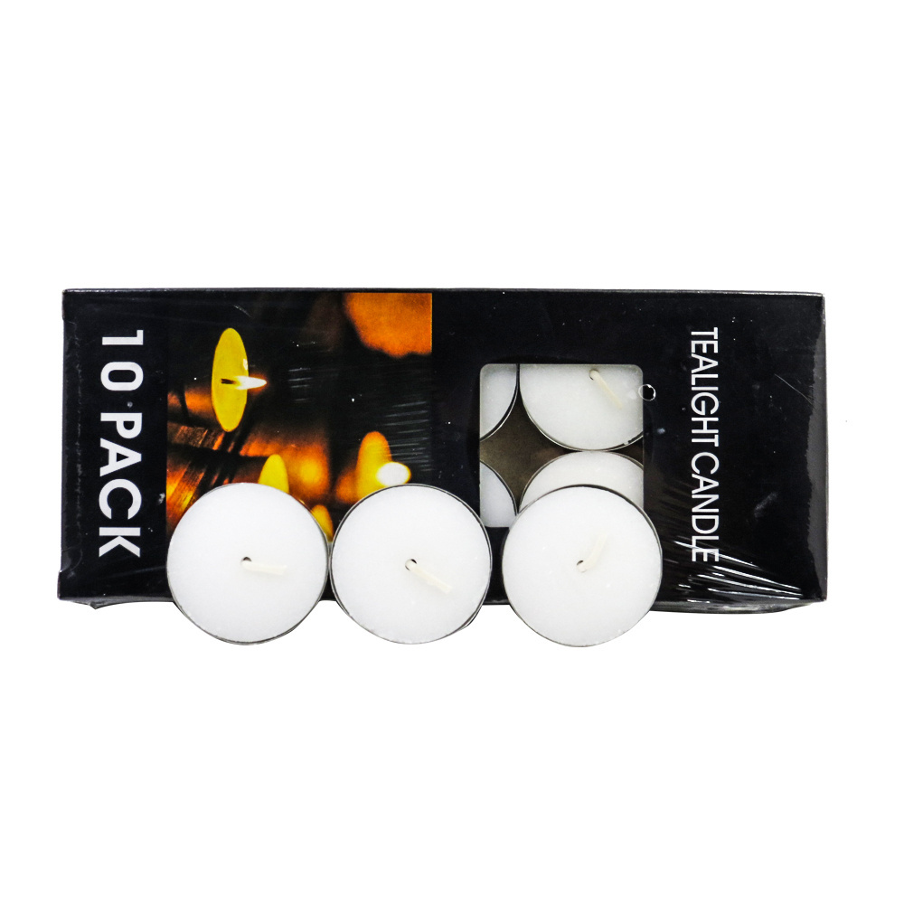 machine making tealight candle / unscent white tea light candles