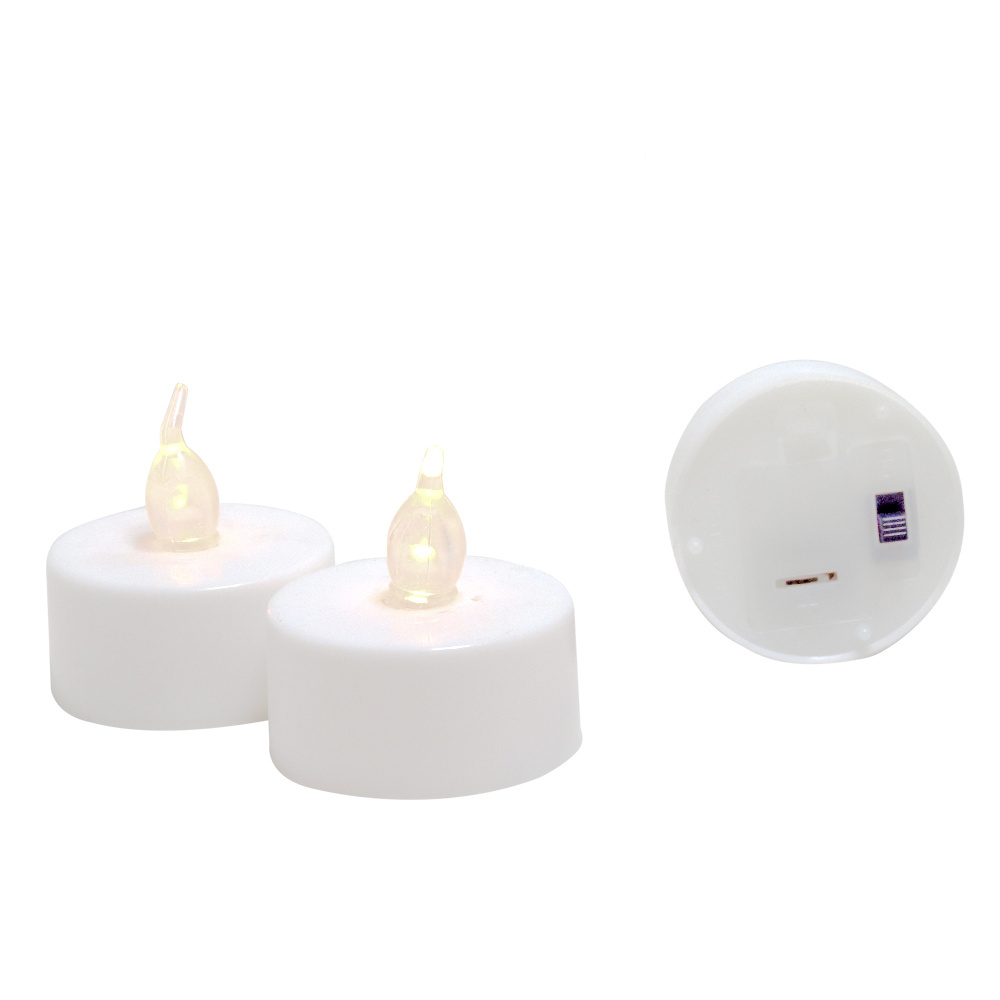 LED Tea Lights Realistic and Bright Flickering Holiday Gift Operated Flameless LED Tea Light