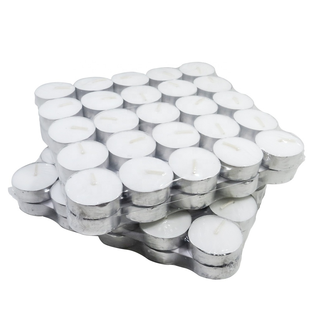 Wholesale Tea Lights 200 Pack Unscented 6 Hour White Tealight Small Candle Manufacture