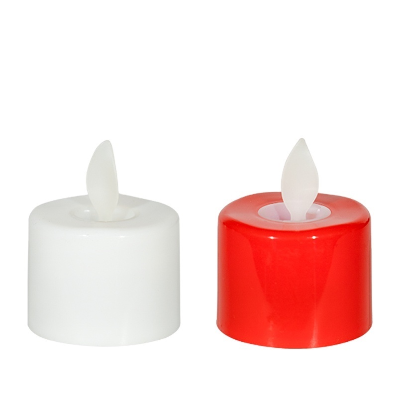 Home Decoration long lasting battery operated electric led tealight candles with bright warm light