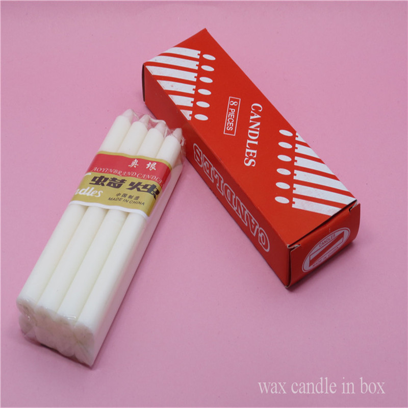 Wholesale religious stick candles custom taper candle private label candle