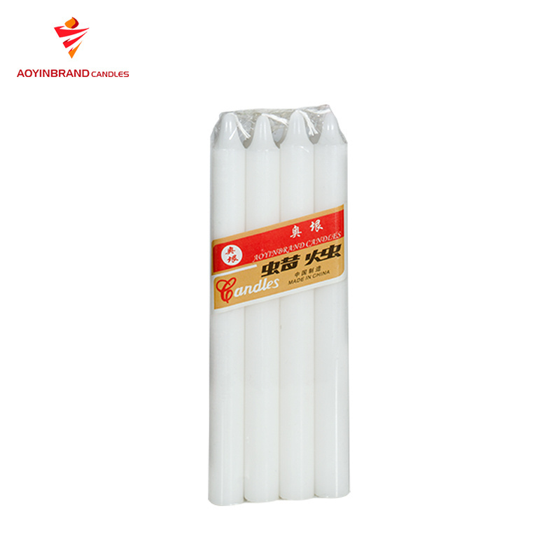 Cheap price household use white prayer candles bulk