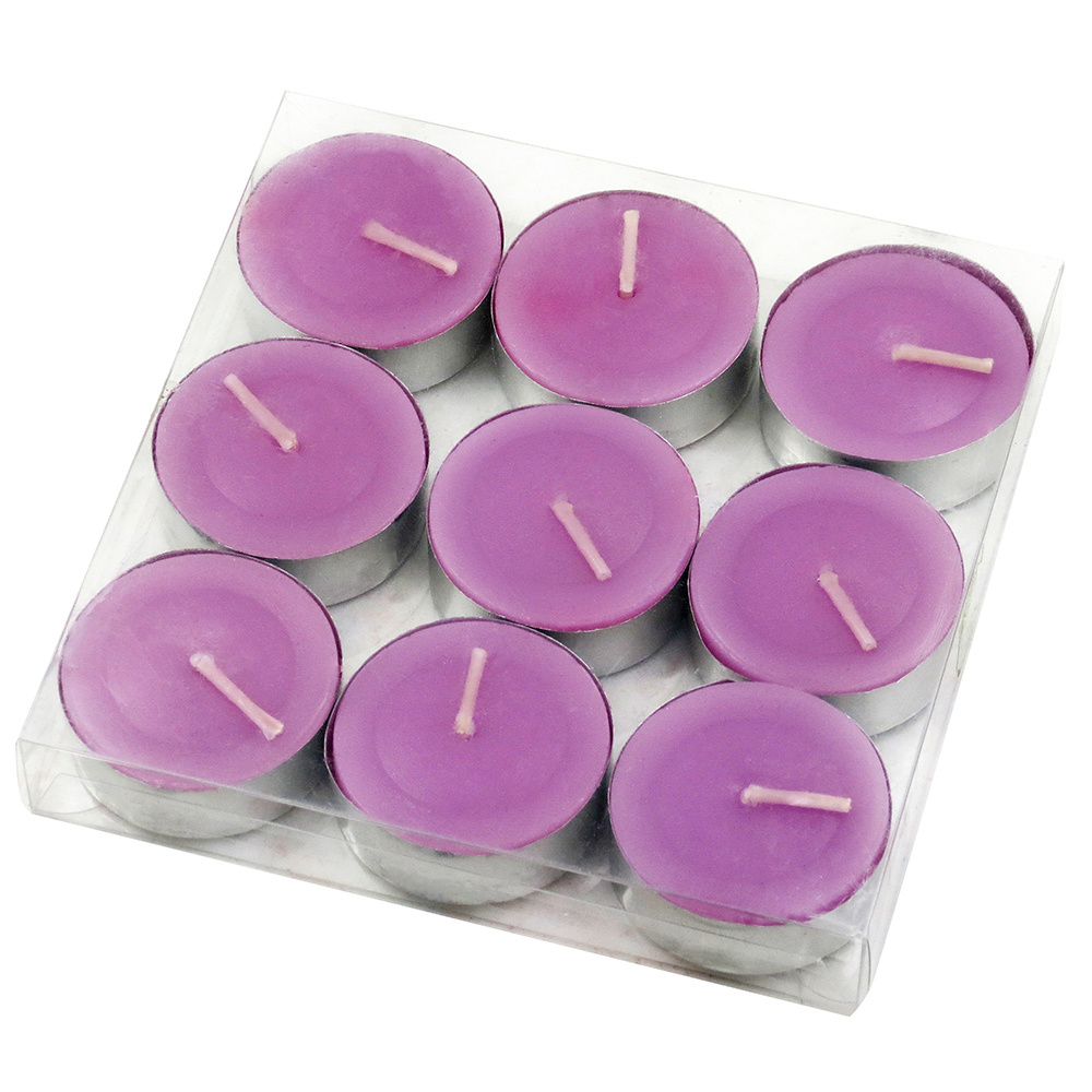 12g paraffin wax lavender scented tealight candles