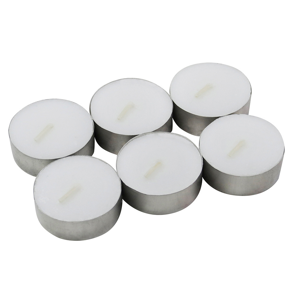 Supplies for white mini wedding candles flameless tea light 50pcs plastic bag packing flameless candle