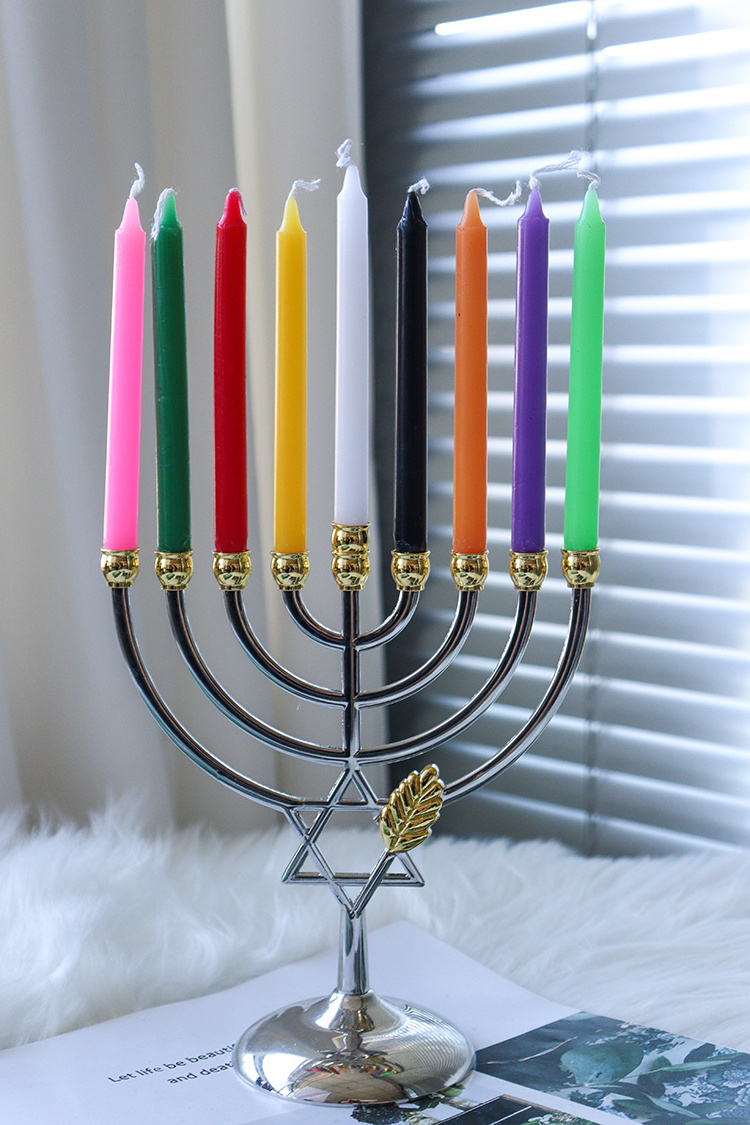 Taper Dinner Candles Traditional Shabbos colorful Candles Emergencies 5 Inch Israel Candles