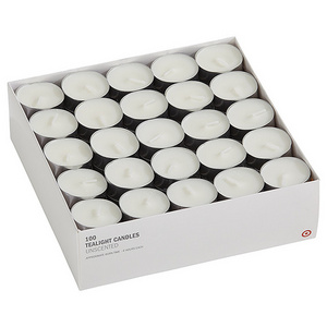 High quality white tealight candles in bulk