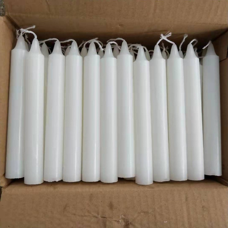 Hot Products White Candles Paraffin white  household candles paraffin wax candles