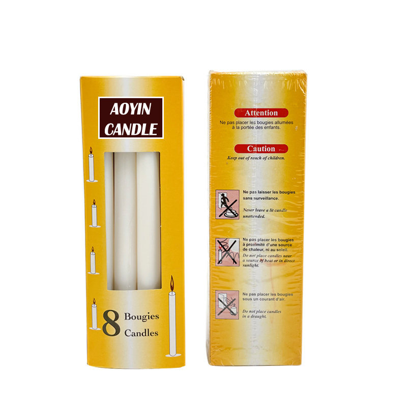 emergency candles Straight Unscented white Candles Cameroon Long Candles