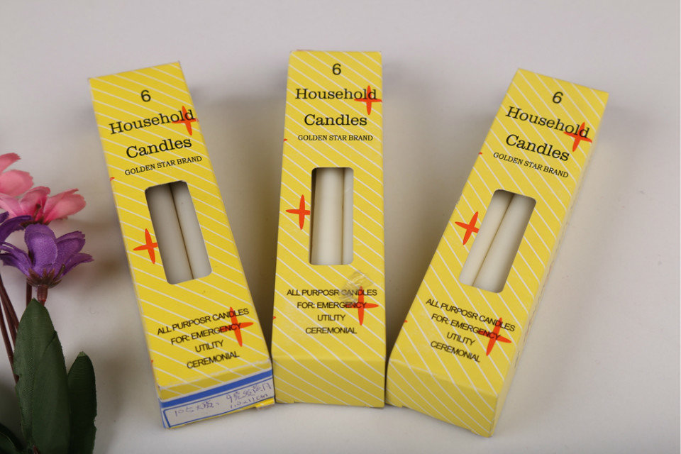 Cheap price household use white prayer candles bulk