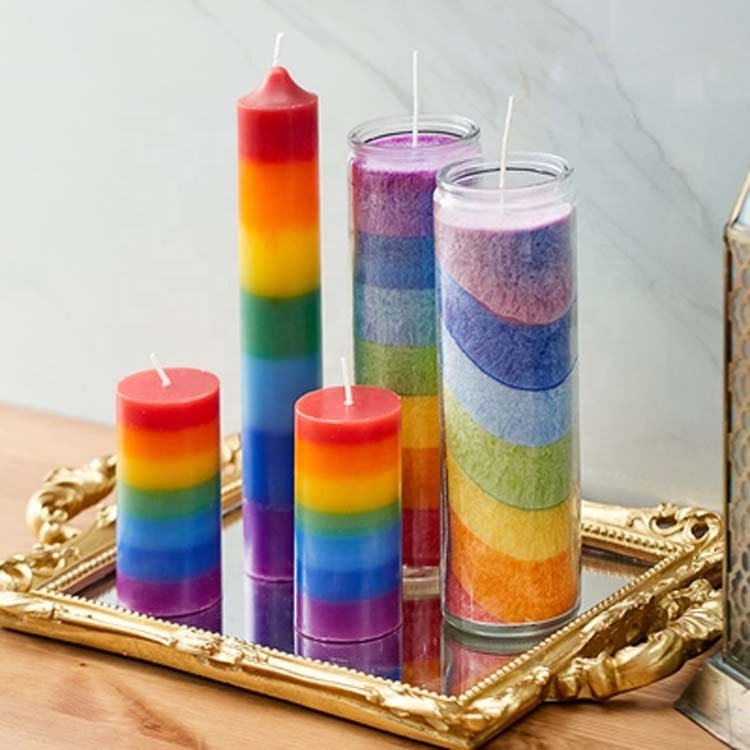 Wholesale Herbal Chakras Colour Candles with Aromatherapy Candles Bougie