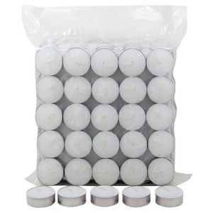 Unscented Tea Lights 100/Pkg White tealight candles