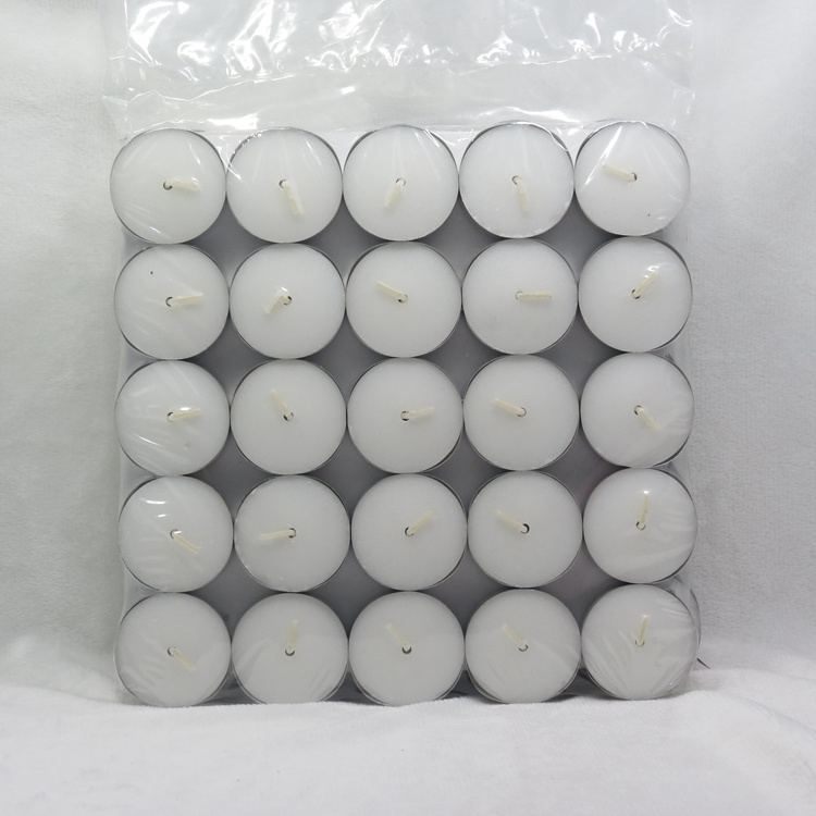 Unscented Tea Lights 100/Pkg White tealight candles