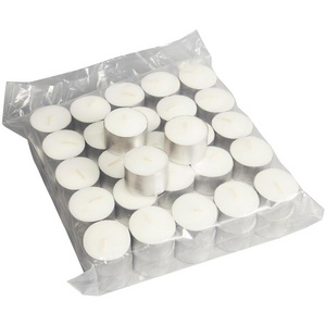 China 4hrs Best Price Shopping Paraffin Wax White Tea Light Candle