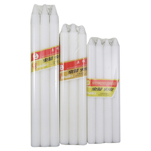 Religious candle lighting long burning time wax candle taper prayer candles