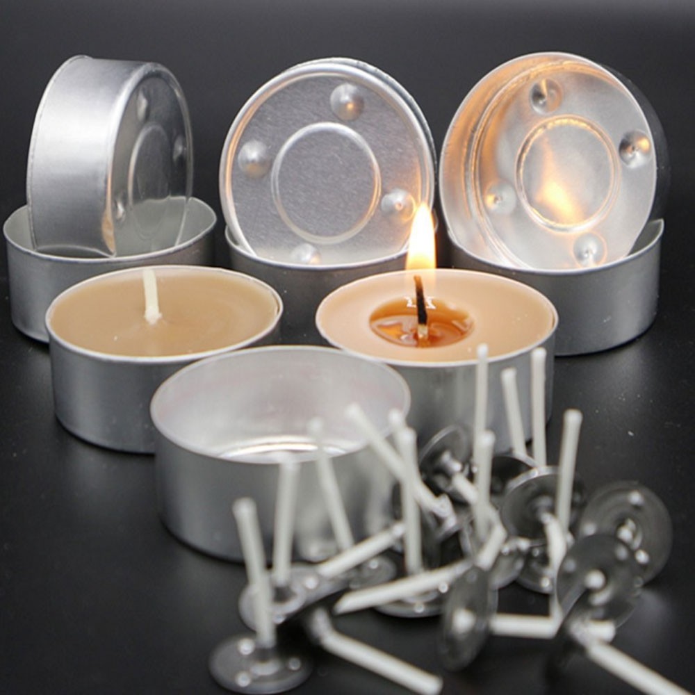 Aluminum Tealight Cups Empty Metal Candle Bougie Containers Mold