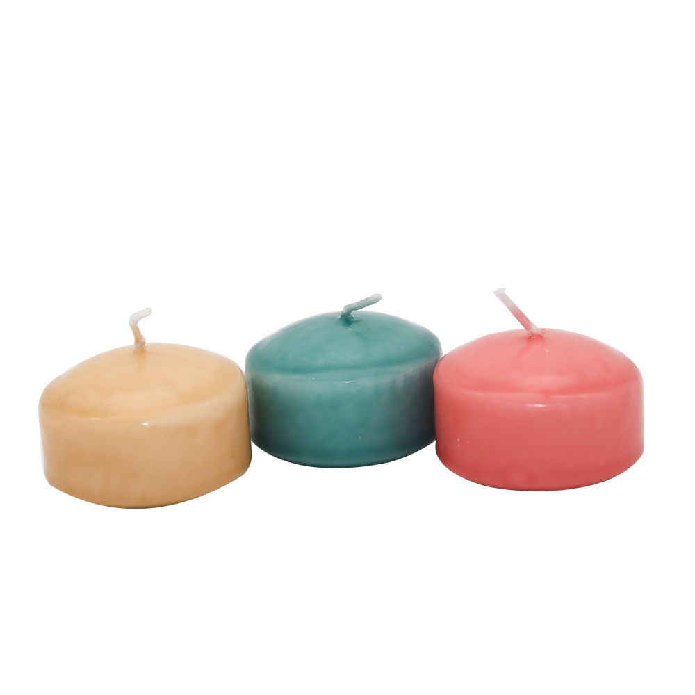 Unscented Real Wax Activated LED Water Floating Tealight Candle