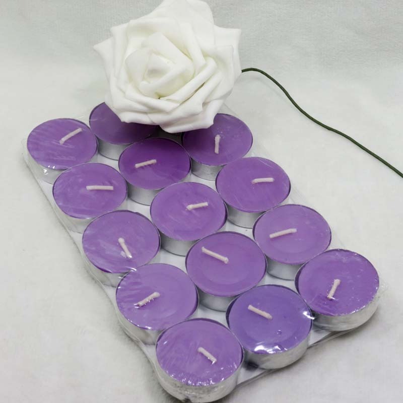 12g paraffin wax lavender scented tealight candles