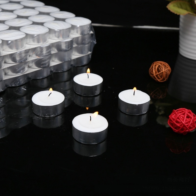 High quality white tealight candles in bulk