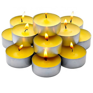 colorful tealight candle decoration black candle bee wax candle factory