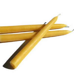 Wholesale Beeswax taper candles handmade scented beeswax candle