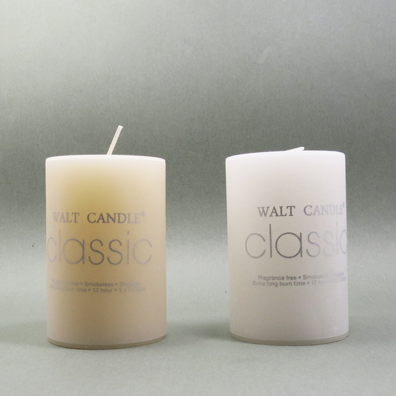 Cotton Wick 3x6 Inch Pillar Candles Wholesale