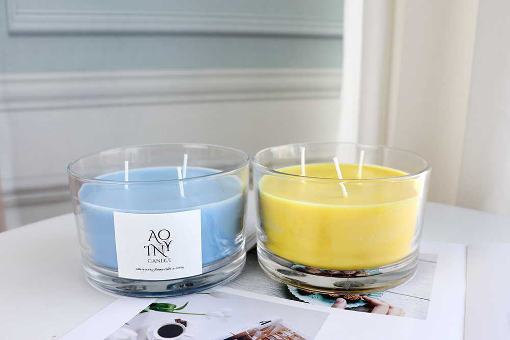 Color Natural Scented Soy Wax Bulk 2024  Luxury Private Label Ceramic Scented Candles In Bulk