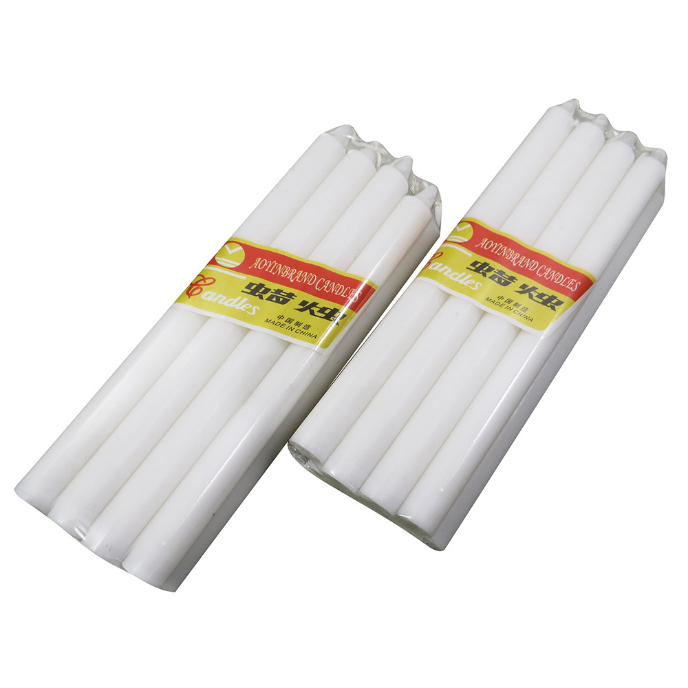 Emergency home lighting stick white candles cheap long white candles