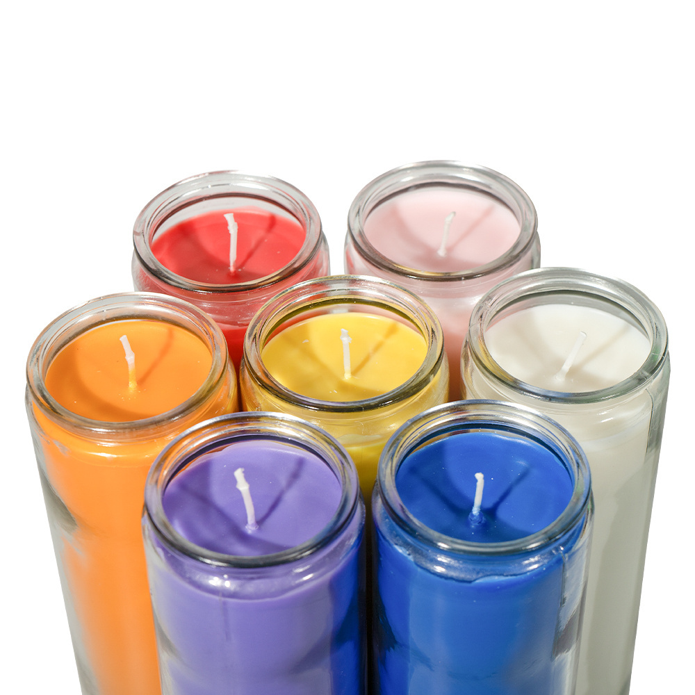 glass jar prayer religious candle/glass religious candles