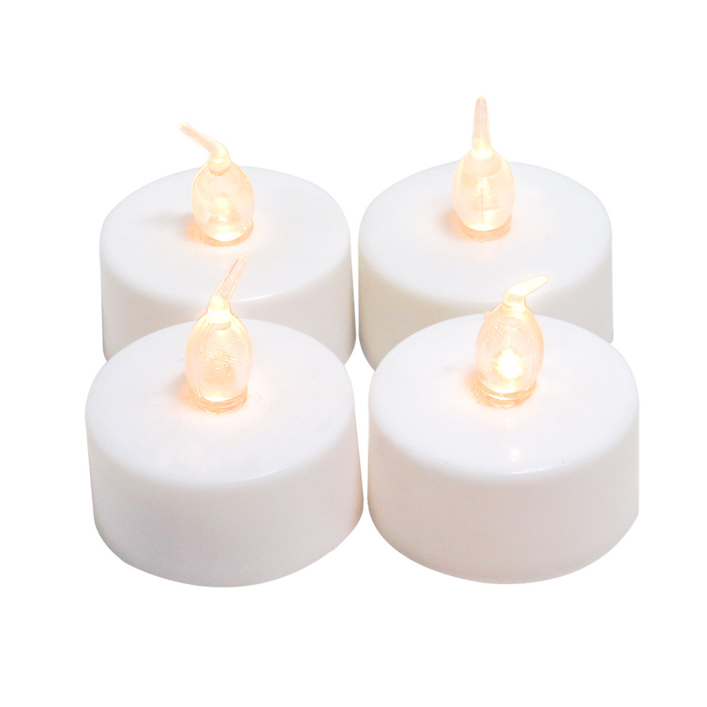 24 PCS LED Flameless Flickering Tea Lights Votive Candle Battery Operated/Electric Flicker LED Tealight Bulk Candles