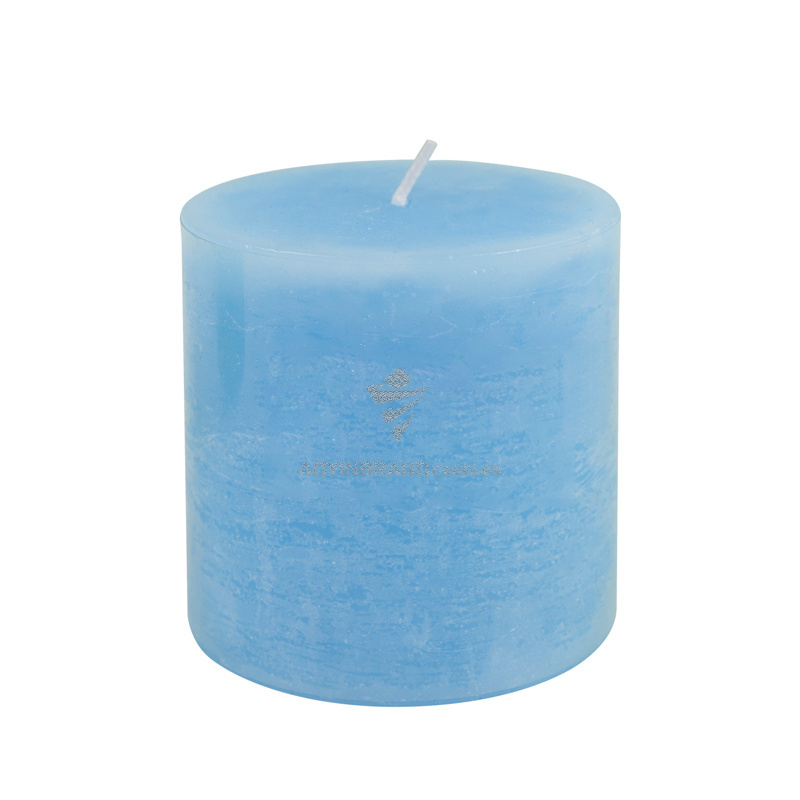 Wholesale custom scented Unscented White Pillar Candles with low price