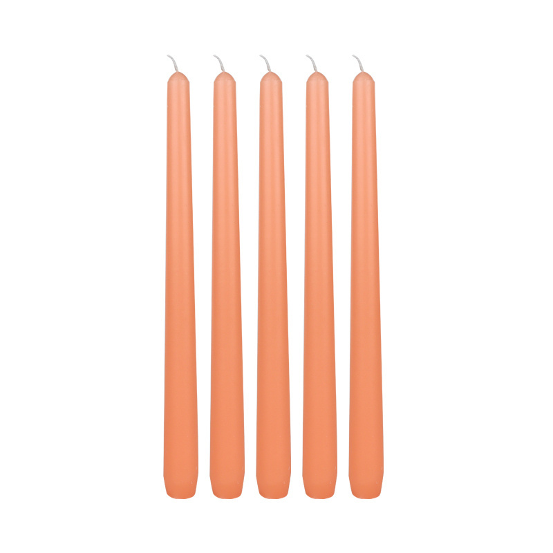 CANDWAX 10 inch Taper Candles Set of 12 Smokeless Candle Unscented Slow Burning Candle Sticks Ideal for Christmas