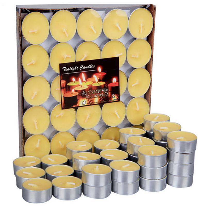 Good Quality  outdoor Tealight Citronella Candles Anti Mosquito candle 1.5-4 hours burning 50 pack