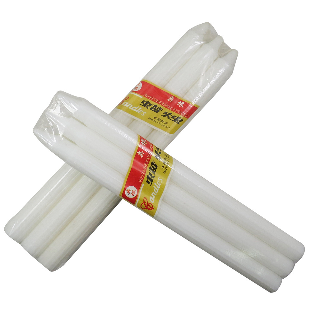 Cheap long burning natural free shabbos white stick candle