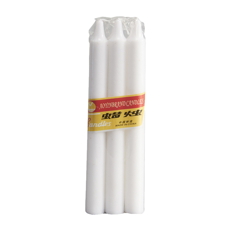 Emergency home lighting stick white candles cheap long white candles