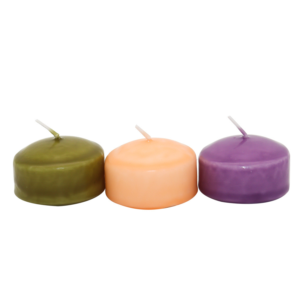 Unscented Real Wax Activated LED Water Floating Tealight Candle