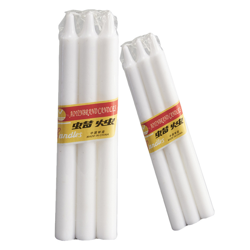 Emergency home lighting stick white candles cheap long white candles