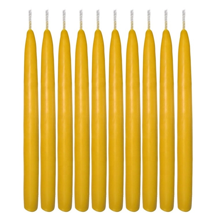 Wholesale Beeswax taper candles handmade scented beeswax candle