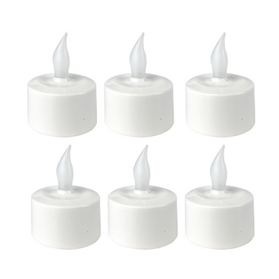 24 PCS LED Flameless Flickering Tea Lights Votive Candle Battery Operated/Electric Flicker LED Tealight Bulk Candles