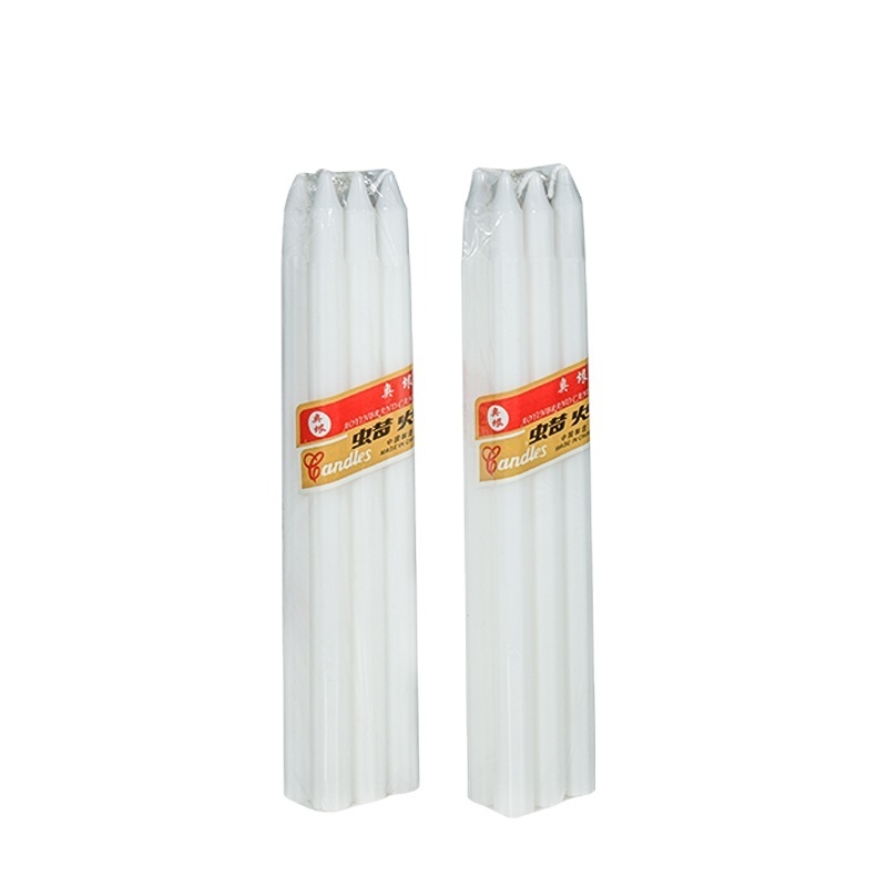 Long burning time stick utility white dinner candle / velas / bougies of daily household use