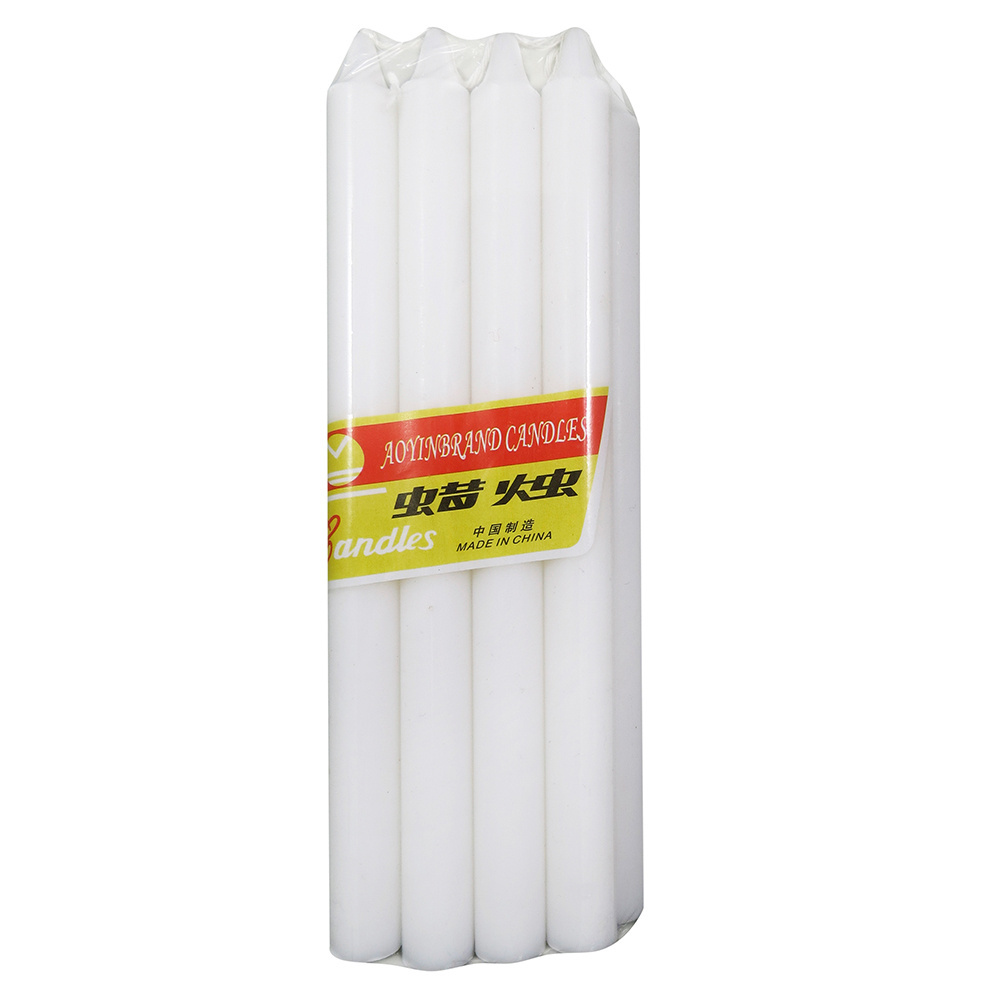 candle vendors White Stick Candle Smokeless Religious Candle