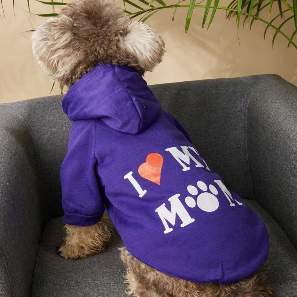 Factory Wholesale Color Selection Basic Dog Hoodies Plain Pet Sweater with Hood Blank Cotton Puppy Hoodie Dog Hoodie Bulk