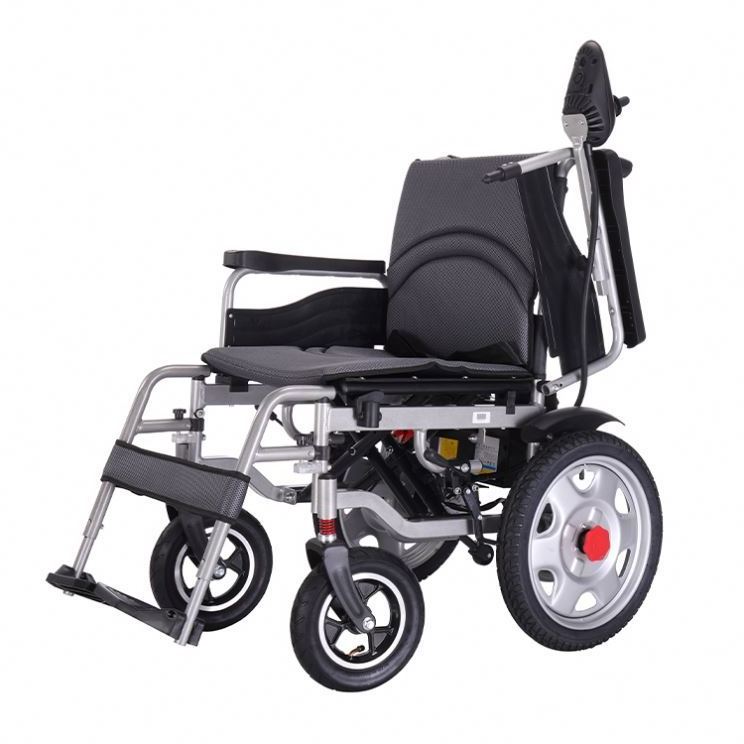 Lightweight Foldable Traveling Electrical Wheelchair Disabled Electric Wheel Chair