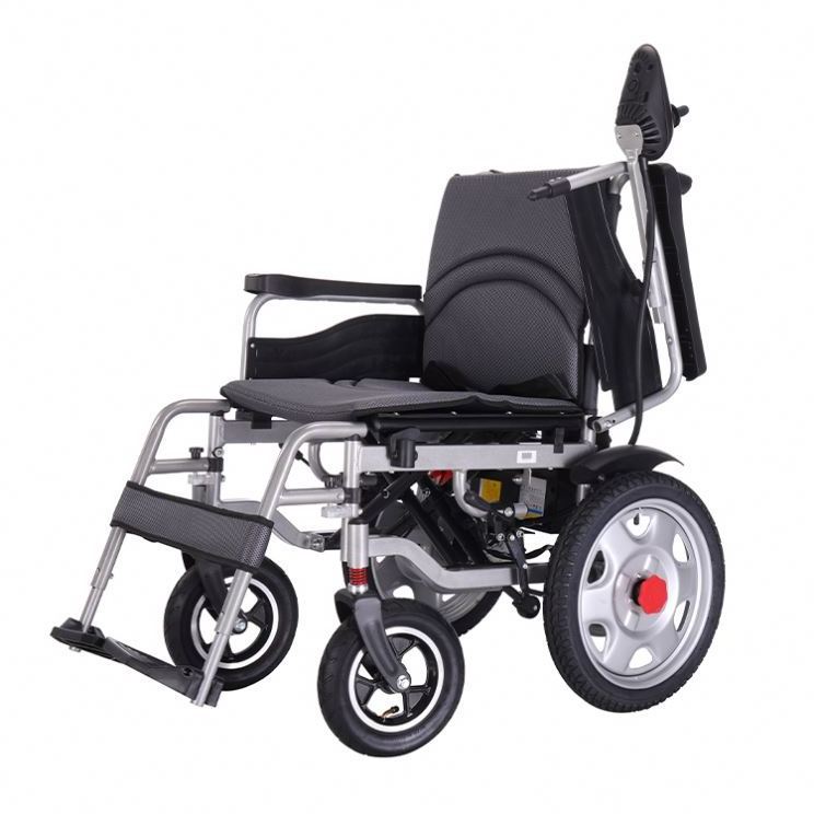 Hot Selling Disabled Wheel Chair Handicapped Folding Motorized Automatic Power Electric Wheelchair