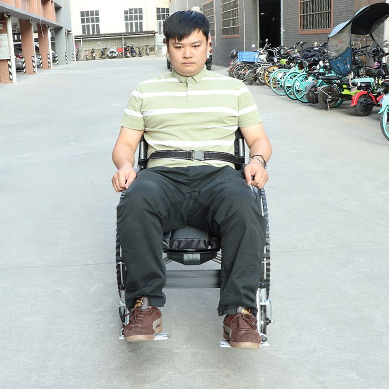 Elderly and Disabled Manual Wheelchair Portable Lightweight Folding Wheelchair used for Sale